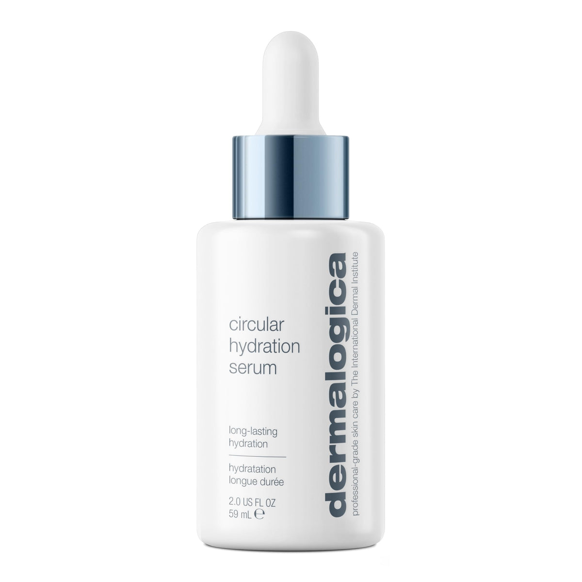 Dermalogica front of bottle showing clean branding and benefits