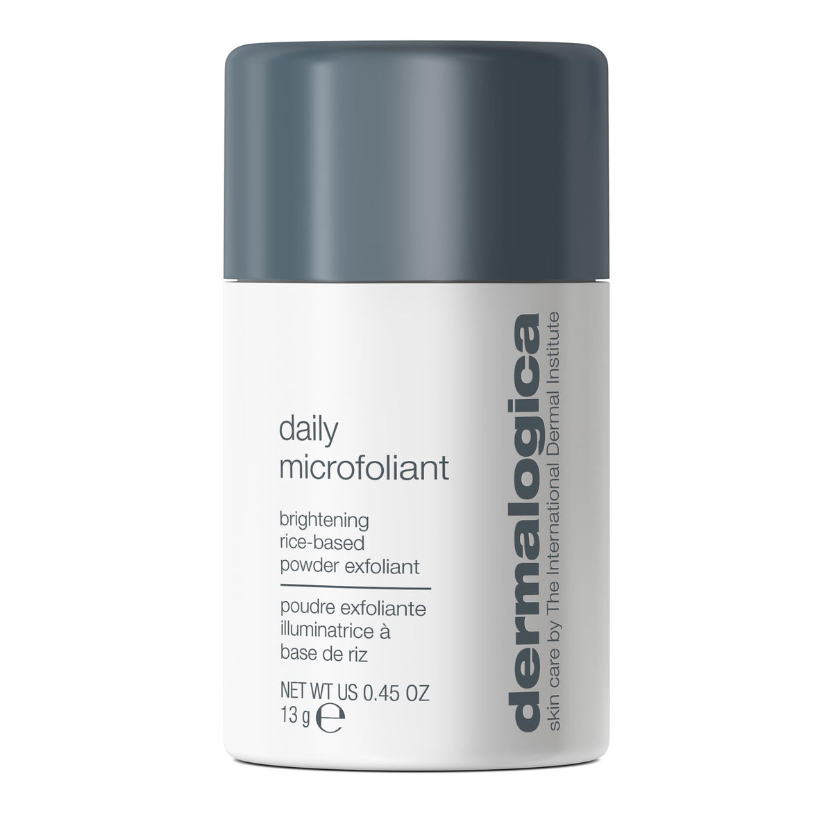 Dermalogica front packaging showing Daily Microfoliant for brighter skin