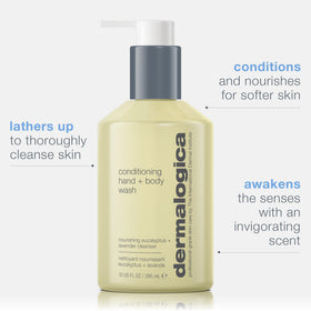 Dermalogica rich lather on hand showing gentle cleansing action