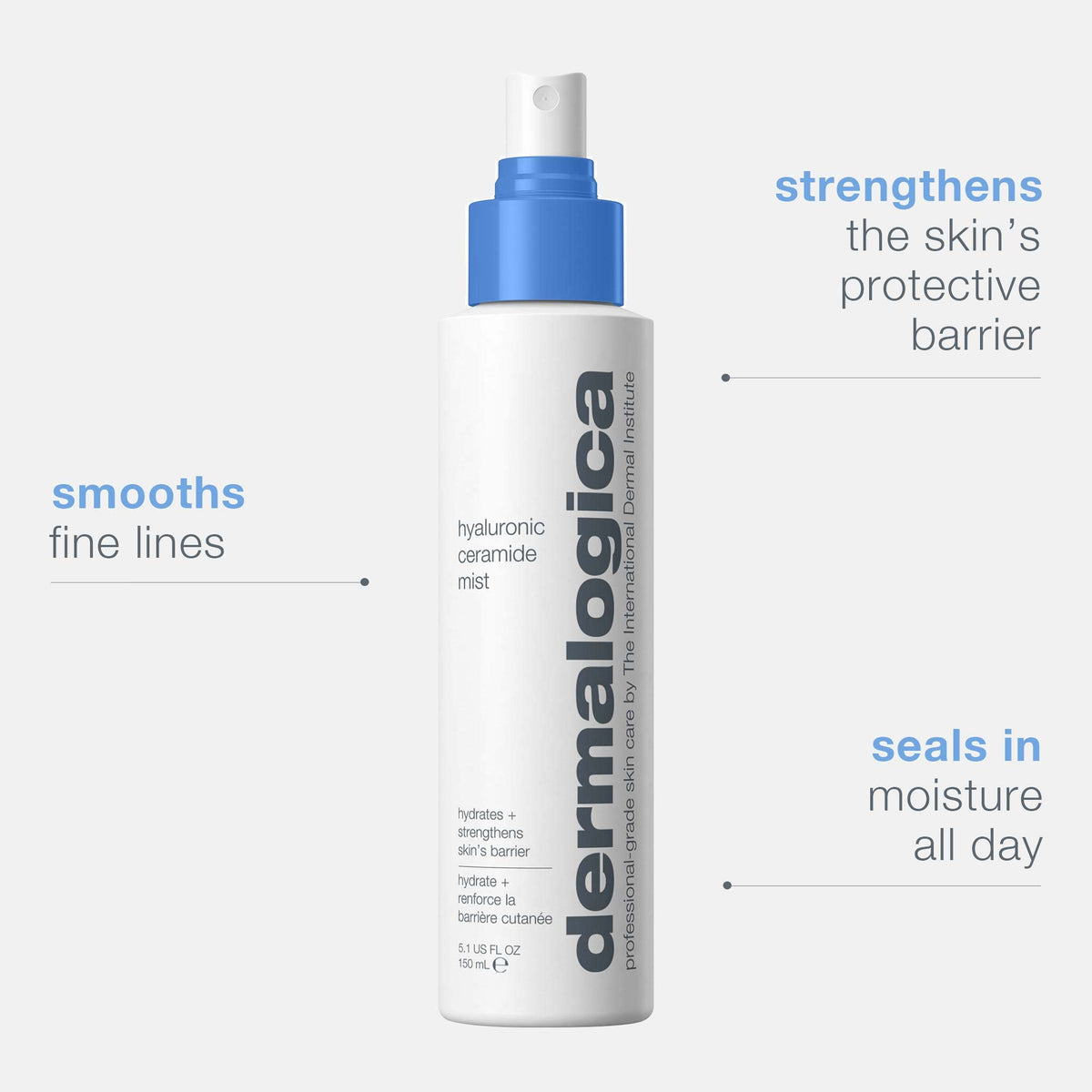 Dermalogica bottle on bathroom counter showing daily use convenience and hydration boost
