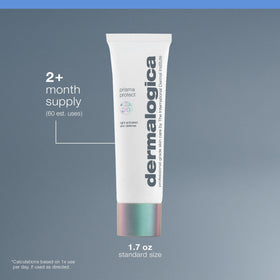 Dermalogica ingredients label displaying antioxidant protection benefit