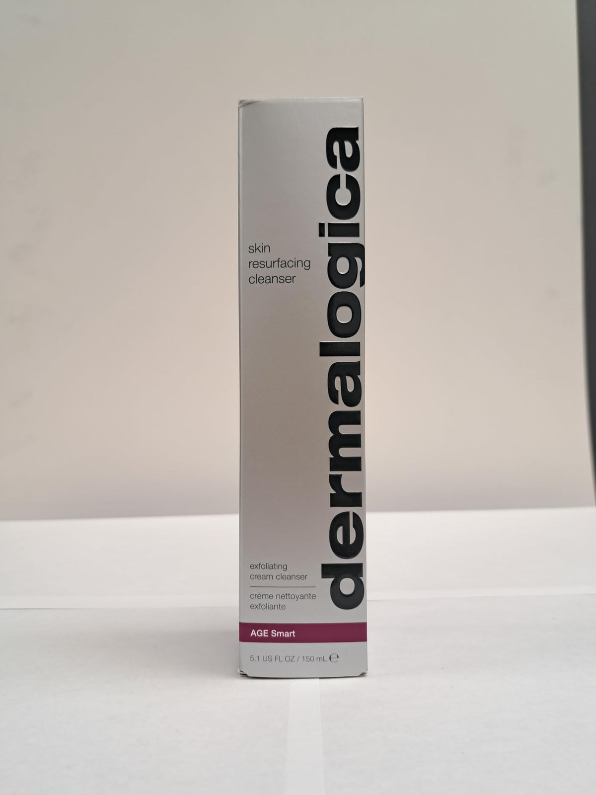 Dermalogica ingredients label close-up revealing lactic acid and formulation transparency