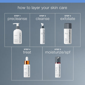 Dermalogica label detail with ingredients and product identity clarity