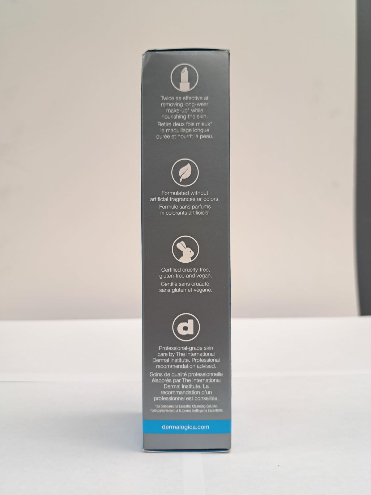Dermalogica bottle beside moisturizer showing complementing routine