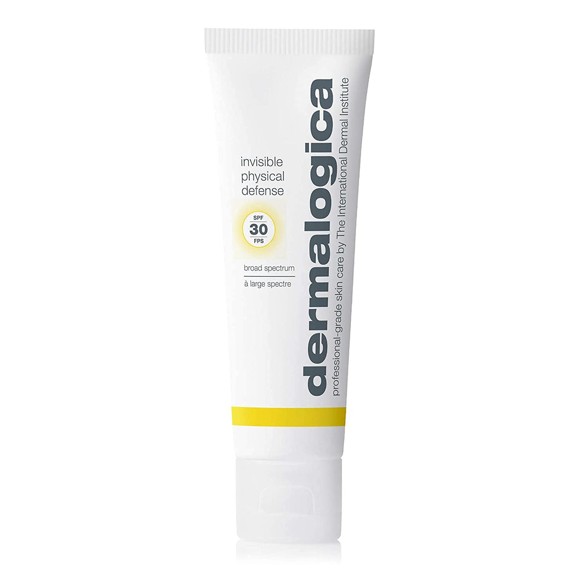 Dermalogica front packaging showcasing clean sunscreen design and travel convenience