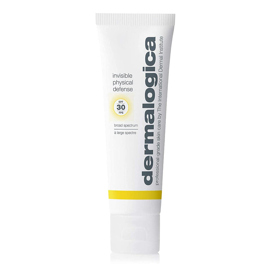 Dermalogica front packaging showcasing clean sunscreen design and travel convenience