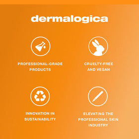 Dermalogica kit staged on bathroom counter for a simple brightening daily routine