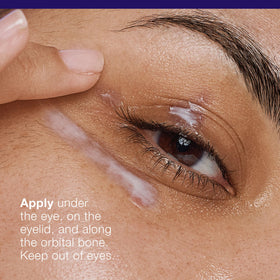 Dermalogica product label close-up displaying ingredients and usage benefit