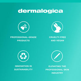 Dermalogica kit styled on bathroom vanity evoking daily skincare ritual benefits
