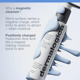 Dermalogica ingredient label close-up highlighting active hydrating components