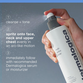 Dermalogica single texture droplet on finger, shows lightweight formula