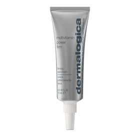 Dermalogica front jar view showing product and brand, highlights firming benefit