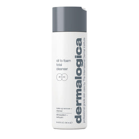 Dermalogica front packaging showing cleanser and clear usage benefit