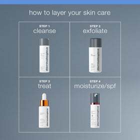 Dermalogica cleanser packed in travel bag for on-the-go cleansing
