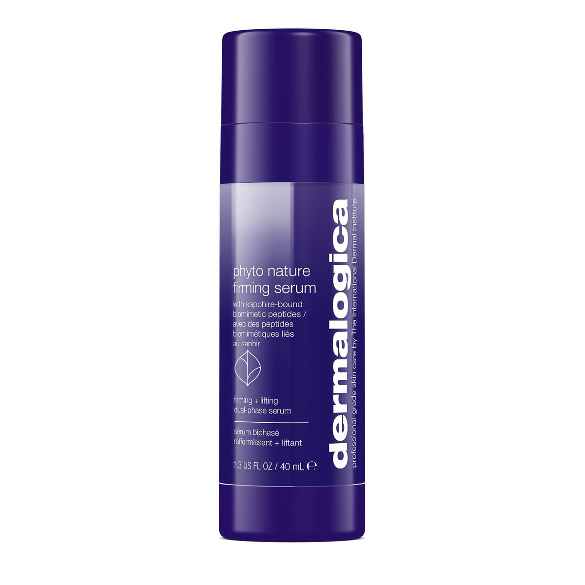 Dermalogica front packaging showing serum bottle and professional design benefit clarity