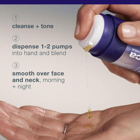 Dermalogica hyaluronic acid drop magnified showing hydration boost benefit