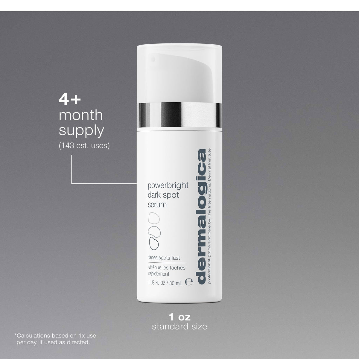 Dermalogica arranged before-and-after images indicating visible spot fading benefits