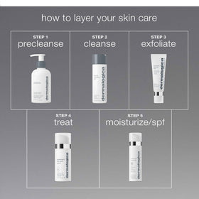 Dermalogica in a daytime skin care routine showing layering with makeup