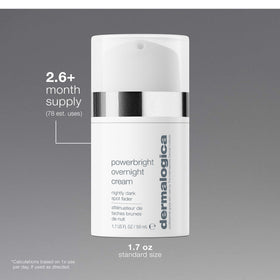 Dermalogica cream being smoothed onto cheek demonstrating overnight nourishment and repair