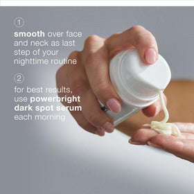 Dermalogica jar held in hand showing size and 1.7 fl oz scale for accurate expectation