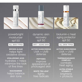 Dermalogica swatch on arm displaying coverage and blendable sunscreen benefit