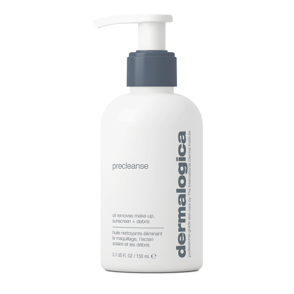 Dermalogica PreCleanse front packaging showing bottle and benefits