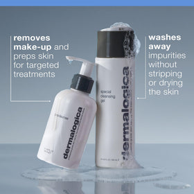Dermalogica Precleanse oil texture close-up showing silky, lightweight feel