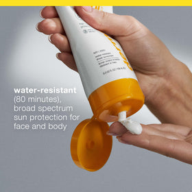 Dermalogica being applied to face showing breathable coverage for active use