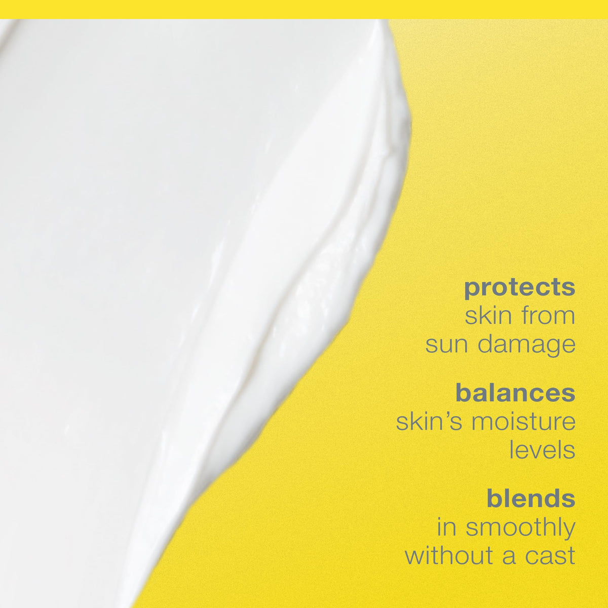 Dermalogica sunscreen texture close-up illustrating lightweight, non-greasy finish