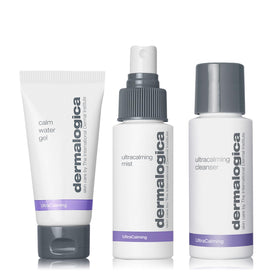 Dermalogica front packaging showing sensitive skin rescue kit benefits