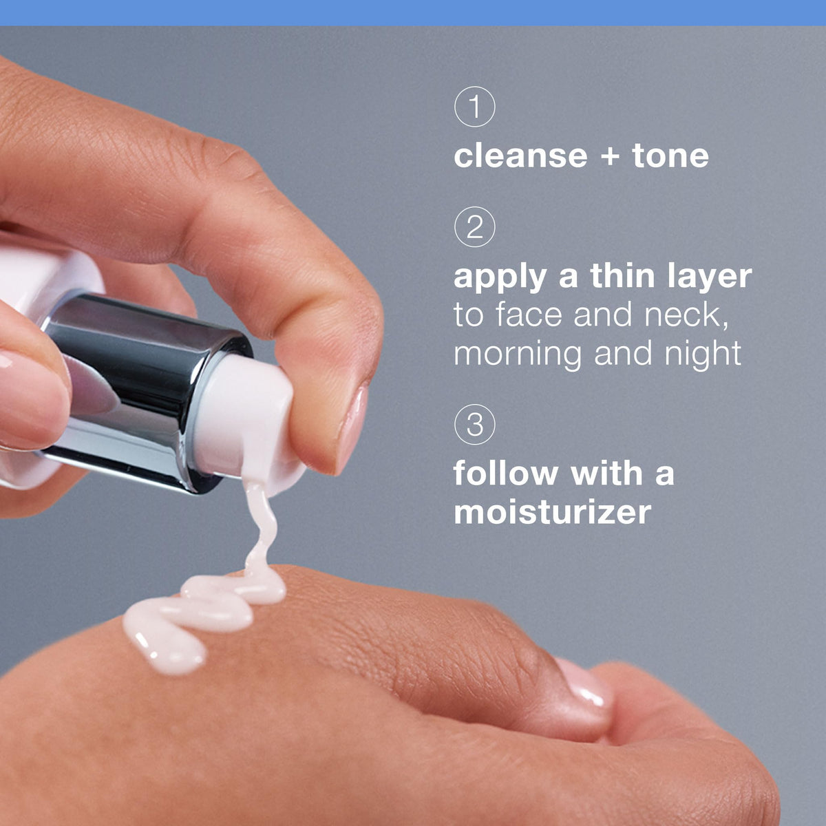 Dermalogica size comparison with 1 fl oz bottle for travel-friendly skincare benefit