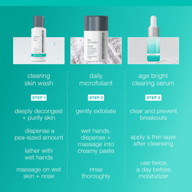 Dermalogica travel bottles next to a credit card showing compact size convenience