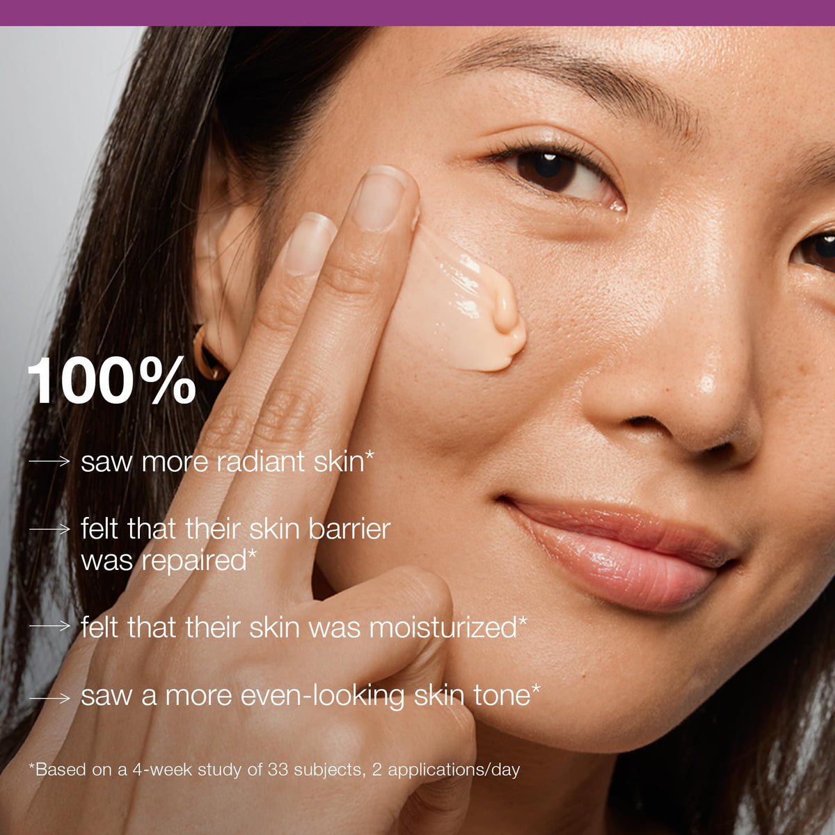 Dermalogica size comparison with hand illustrates travel-friendly 1.7 oz