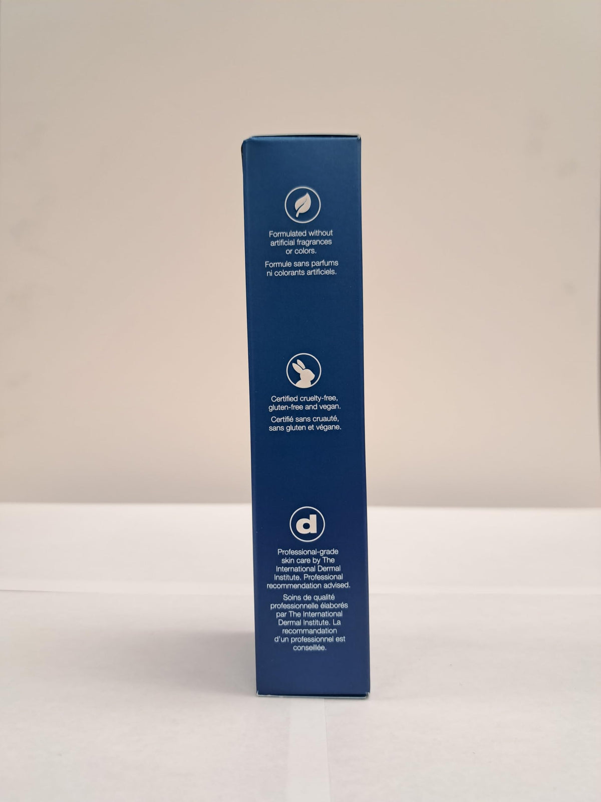 Dermalogica label close-up highlighting active hydramesh and ingredient benefits