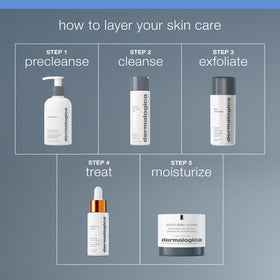 Dermalogica jar cap and label close-up showing professional-grade formulation benefit