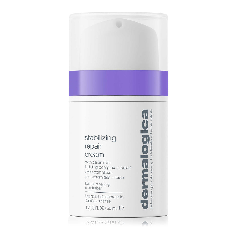 Dermalogica jar front packaging showing soothing moisturizer benefit