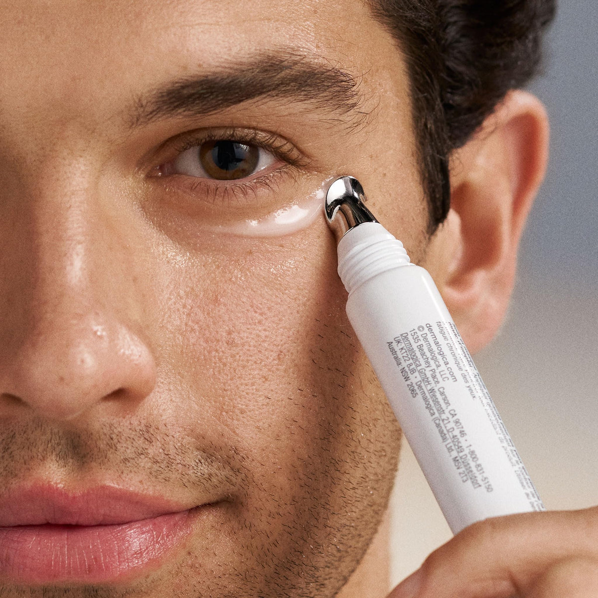 Dermalogica product on fingertips, demonstrates easy application and spreadability