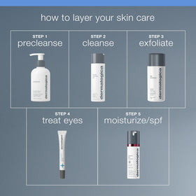 Dermalogica product beside coin for scale, clarifies portable travel-friendly size