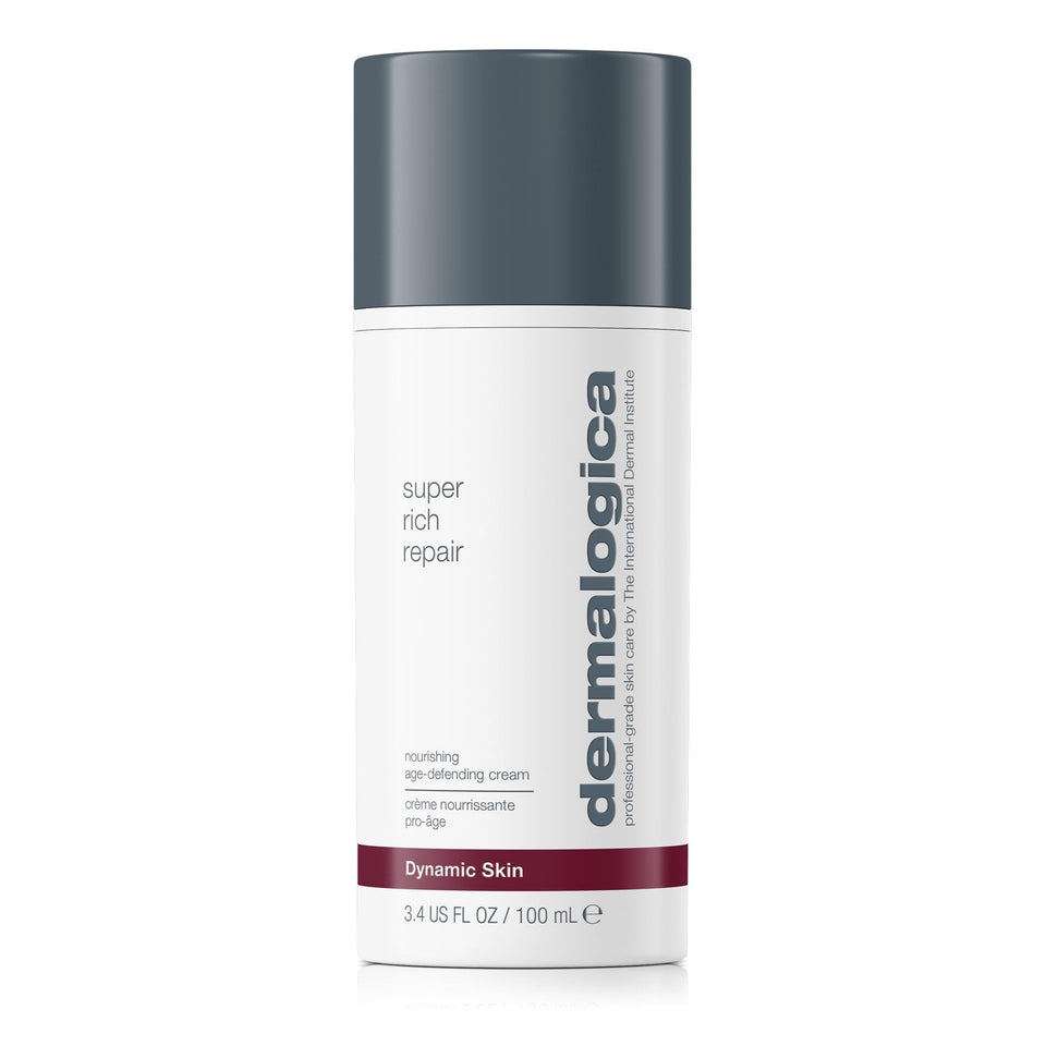 Dermalogica jar front view showing product identity and rich moisturization