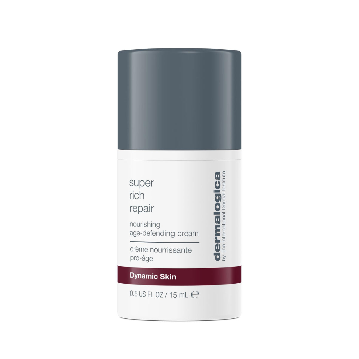 Dermalogica front packaging showing compact 0.5 fl oz jar and brand clarity