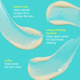 Dermalogica texture close-up highlighting creamy fizzing consistency and gentle spreadability
