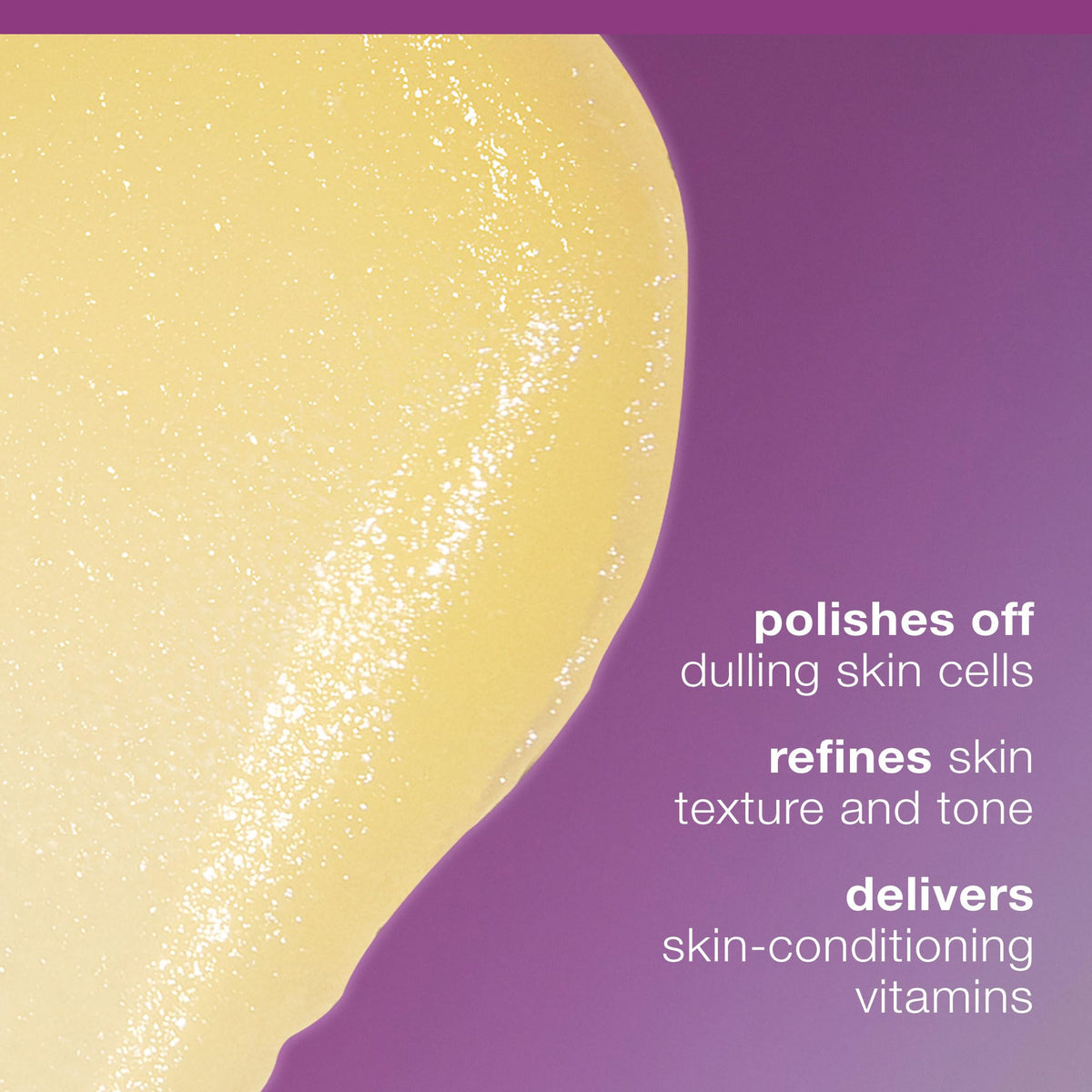 Dermalogica close-up of exfoliant granules highlighting effective polish