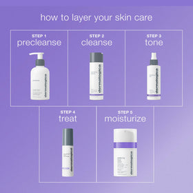 Dermalogica Aloe and botanicals staged to show calming ingredient benefits