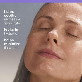 Dermalogica mist spraying onto face demonstrating even cooling hydration