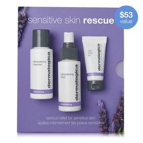 Dermalogica UltraCalming Mist being sprayed to calm skin instantly