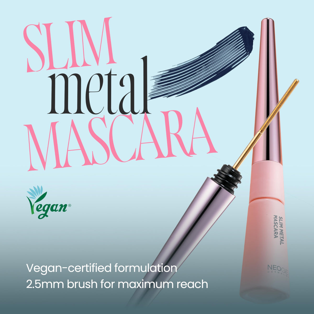 DERMALOGY by NEOGENLAB metal tip close-up highlighting 2.5mm precision and definition