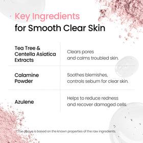 DERMALOGY by NEOGENLAB mixed pink paste close-up demonstrating clingy spot coverage benefit