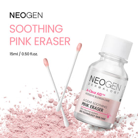 DERMALOGY by NEOGENLAB open jar with visible pink calamine powder texture for targeted use