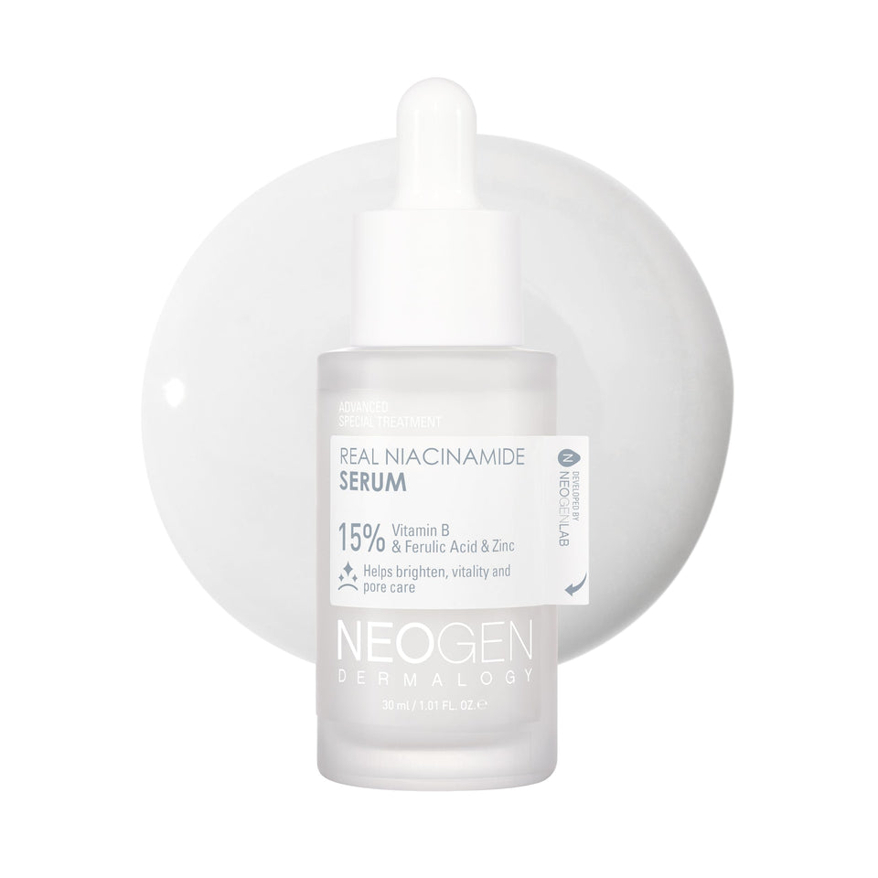 DERMALOGY by NEOGENLAB bottle front view showing packaging and brand benefit
