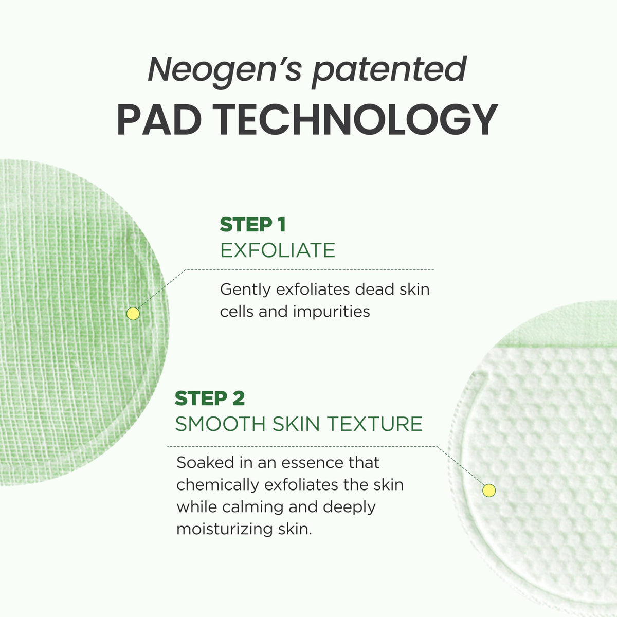 DERMALOGY by NEOGENLAB green tea and centella ingredients for soothing